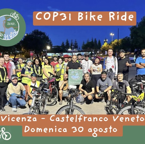 Il 30 Agosto pedaliamo per il Clima: la COP31 Bike Ride passa per Bassano!