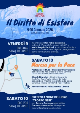 Il diritto di esistere - Marcia per la pace - 9 e 10 gennaio 2026