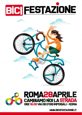 Bicifestazione. Cambiamo la nostra strada - Roma, 28 aprile 2018