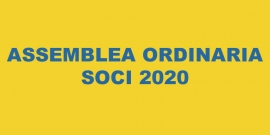 Assemblea ordinaria soci 2020